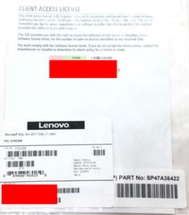Lenovo Windows SQL Server 2017 License – 1-user CAL – ROK – 01DC305
