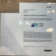 Visual Studio 2026 Enterprise Perpetual Authentic License MX3-00199 CoA Physical