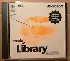 Microsoft MSDN Library (October 1999) DVD Set