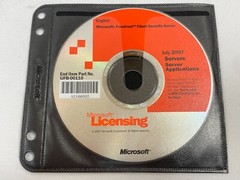 Microsoft Forefront Client Security Server DVD Windows Software Disc PC