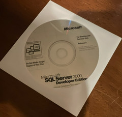 Microsoft SQL Server 2000 Developer Edition CD Windows English