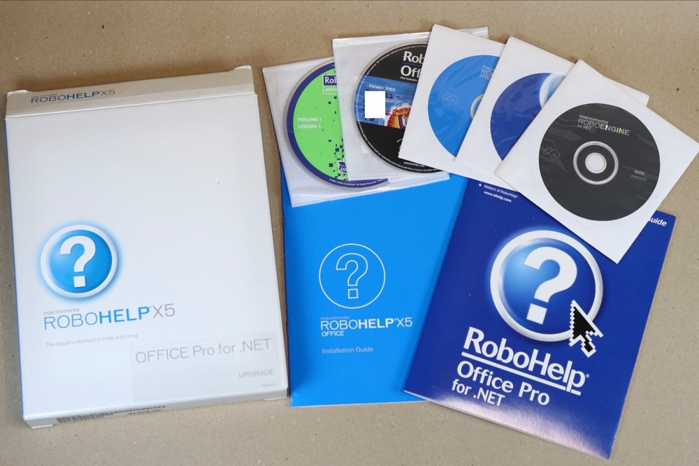 Macromedia RoboHelp X5 HAT Office Pro for .NET + RoboHelp Office, RoboEngine