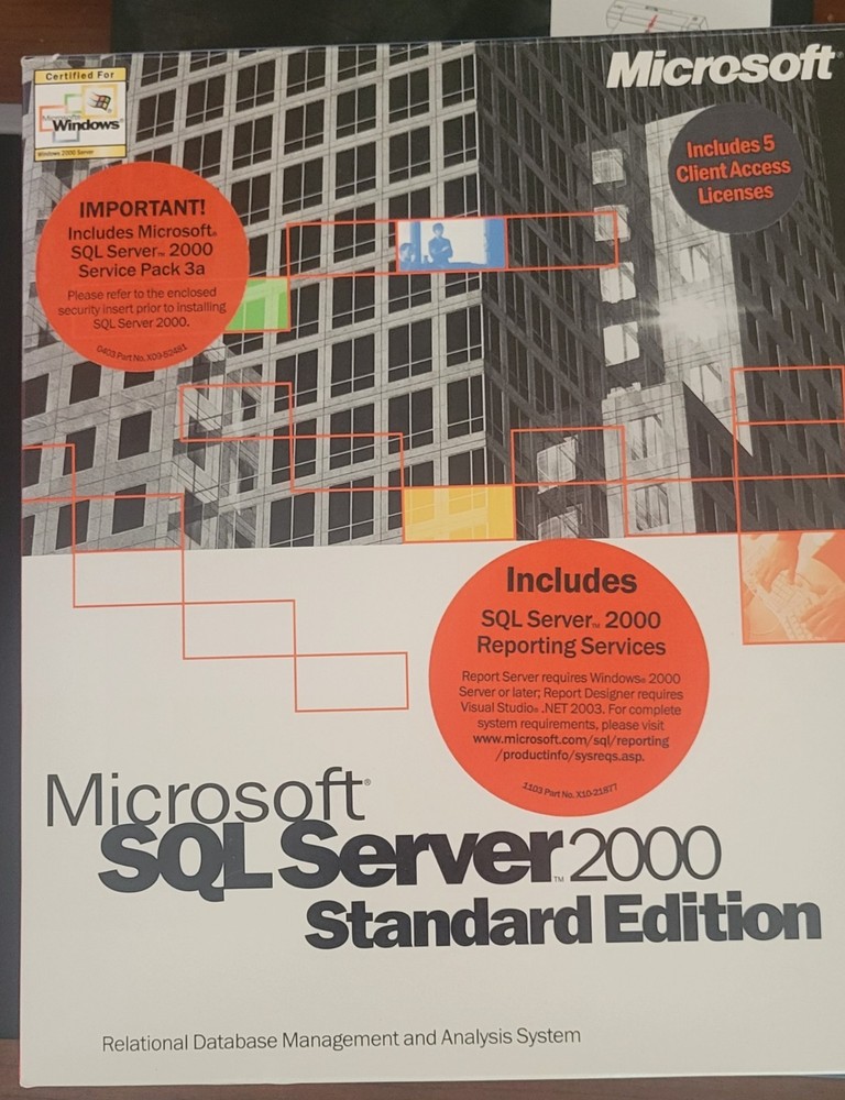 Microsoft SQL Server 2000 Standard Edition