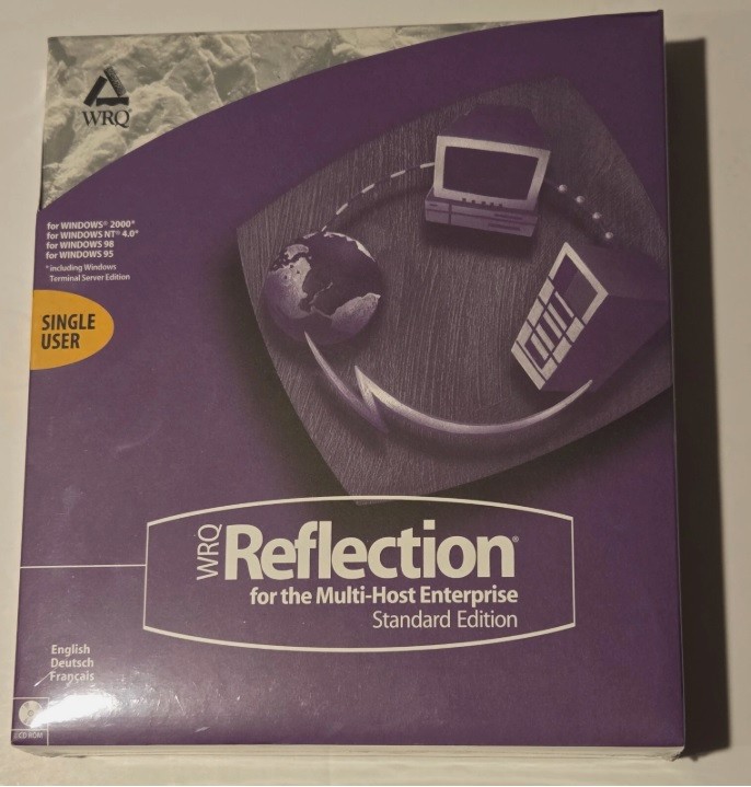 Sealed WRQ Reflection Standard for Windows NT 4.0 95 98 Single User Software Set