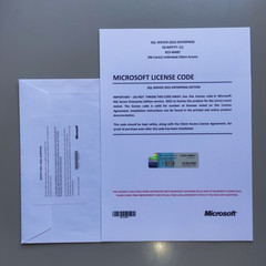 SQL Server 2022 Enterprise 96 Core License & DVD Unlimited CALs with CoA
