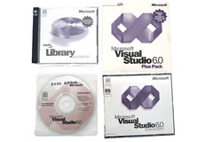 Microsoft Visual Studio Enterprise 6.0 6 Windows 95 thru 11 Retail 10 CD’s + KEY