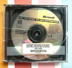 Microsoft Visual Studio 6.0 Professional Edition 3-CD Set w/ Key Windows NT & 98