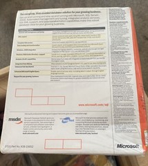 Microsoft SQL Server 2000 Standard Edition – Factory Sealed Free Shipping!!