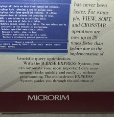 R:BASE for DOS R Base RBase Trial Pack V7 5.25″ Disk Microrim RETAIL BOX Retro