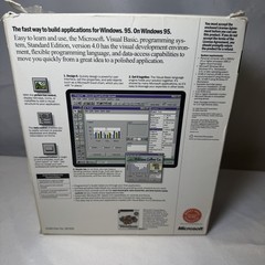 Microsoft Visual Basic Standard Edition Version 4.0 used complete Win 95 1996