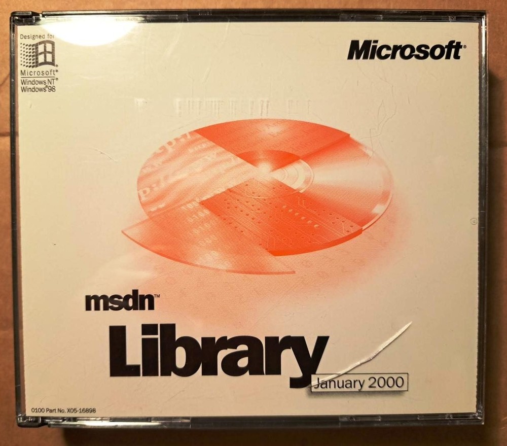 Microsoft MSDN Library (January 2000) 3-CD Set
