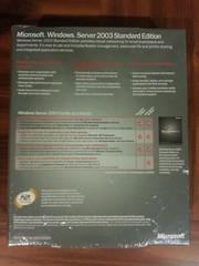 NEW Microsoft Windows Server 2003 Standard w’ SP1 5 CAL P73-01071 SEALED BOX