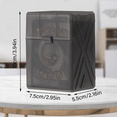 RHCOM Trading Card Case Kit 12 Deck Boxes Organizer Compatible with TCG MTG Spor
