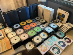 MASSIVE 950+ Discs Microsoft MSDN/TechNet DVD CD lot 1997-2007 w/binders 60LBS