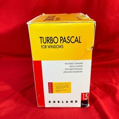 Borland Turbo Pascal for Windows 1.5 Software Vintage / 6 Books 9+2 Diskettes