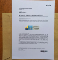 Microsoft Exchange Server 2016 STANDARD Retail Unlimited CAL CoA Authentic