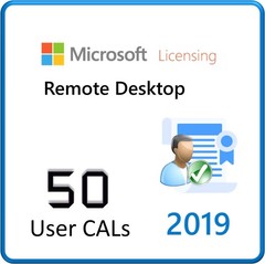 Windows Server 2019 Remote Desktop Client Access Licenses – 50 User RDS CALs