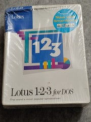 VTG Lotus 123 Release 2.4 for DOS 1992 Software 3.5 Diskettes NOS SEALED 1 2 3