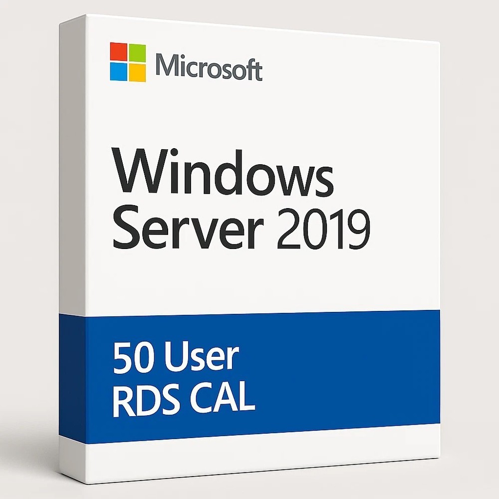 Windows Server 2019 Remote Desktop License – 50 Users RDS CALs