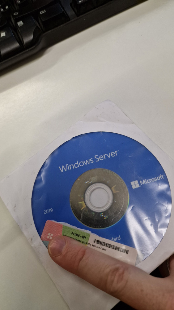 Microsoft Windows Server 2019 Standard – ROK (16 Core) – Original DVD + COA