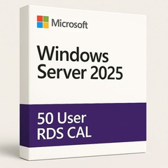 Windows Server 2025 Remote Desktop License – 50 Users RDS CALs