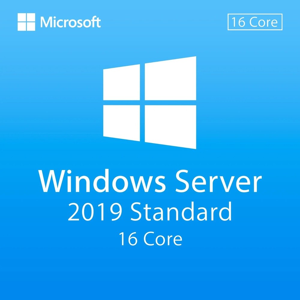 Microsoft Windows Server 2019 OEM Standard 64bit 16-core DVD & Key (P73-07788)