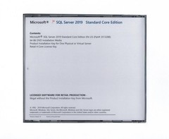 Microsoft SQL Server 2019 Standard with 4 Core License, unlimited User CALs