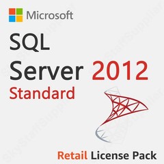 SQL Server 2012 STANDARD License Key + 25 ACCESS CALs RETAIL FULL BRAND NEW PACK