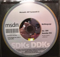 Microsoft .NET Framework 4.5 Full Version install CD w/ License