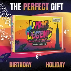 Lyric Legend 90s Hip-Hop Rap Music Trivia Game – Expandable Multi-Game
