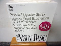 1993 Microsoft Visual Basic (VB) for Windows, Standard Edition 3.0 – NEW, SEALED