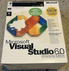 RARE AUTHENTIC Genuine Microsoft Visual Studio 6.0 Enterprise Edition 620-00139