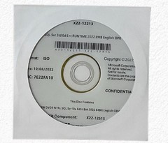Microsoft SQL Server 2022 Standard 24 cores 64bit + 5 CALs DVD / COA Pack