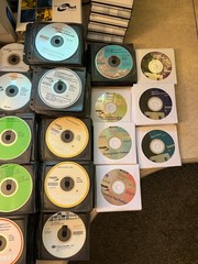 MASSIVE 950+ Discs Microsoft MSDN/TechNet DVD CD lot 1997-2007 w/binders 60LBS