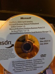 RARE NEW AUTHENTIC MSDN Microsoft Business Solutions GP, Solomon, FRx, etc, DVD