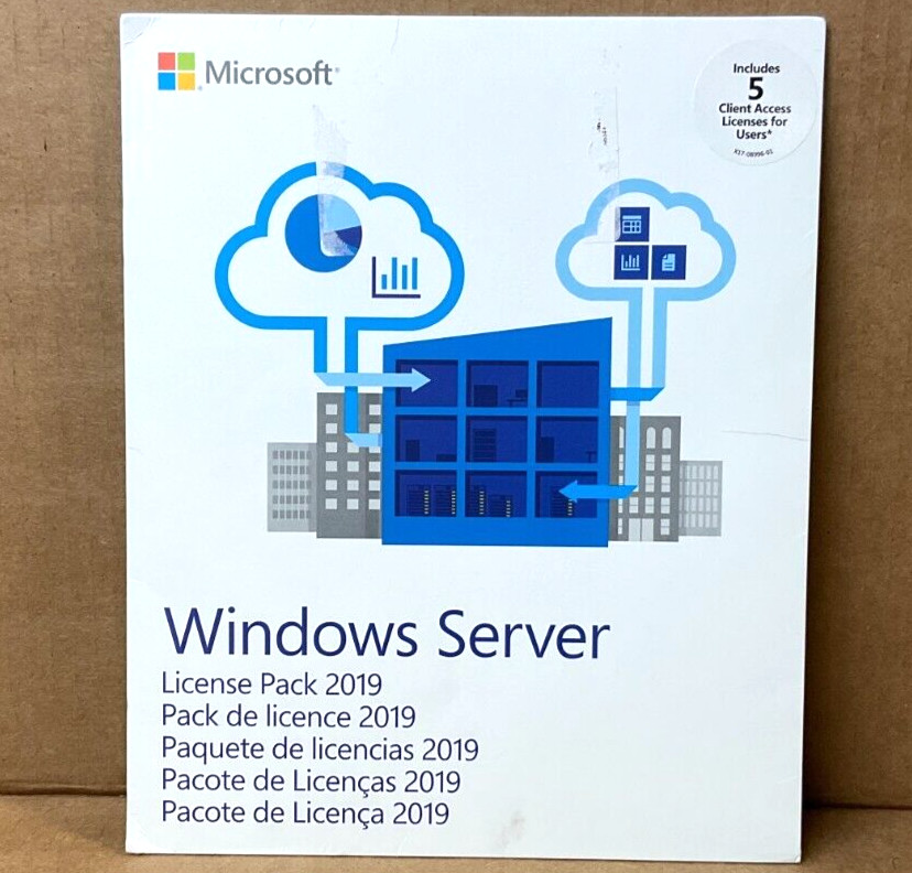 Microsoft Windows Server 2019 5 CAL R18-05657 ✅❤️️✅❤️️ NEW! NEVER USED!