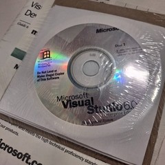 Microsoft Visual Studio 6.0 Enterprise Edition Sealed Media Manuals Included