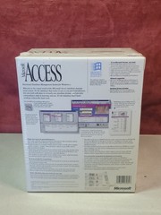 Microsoft Access v 1.00 Vintage Software Windows 3.5 Discs Sealed New