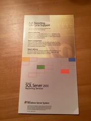 AUTHENTIC NEW Microsoft SQL Server 2000 Reporting Services CD. Still Useful.