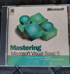 Microsoft Visual Basic 5.0 Professional Edition CD-ROM Software & Retail Box