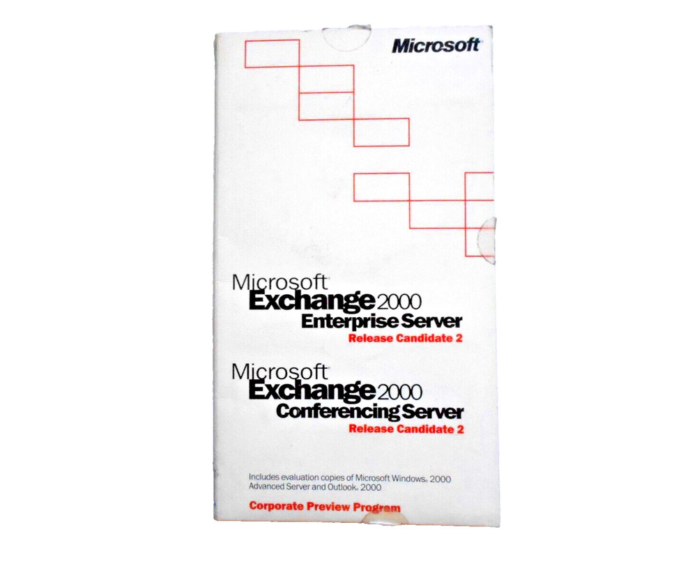 Microsoft Exchange 2000 Enterprise Server release2 &Conferencing Server release2
