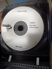 MSDN Software CD’s Microsoft Windows 2000 server, Visual Studio Office Jan 2001