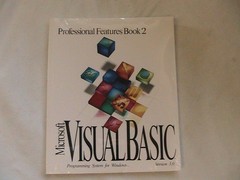 1 USED MICROSOFT VISUAL BASIC PROFESSIONAL EDITION 3.0 WITH MANUALS AND DISCS