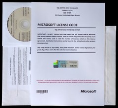 SQL Server 2019 Standard 24 Cores & Unlimited CALs License DVD & COA