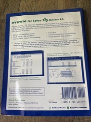 Vintage Lotus 123 Release 2.3 for Software 3.5″ Format Rare WYSIWYG Diane Zack