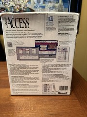 Vintage Microsoft Access v1.0 DBMS Software for Windows NIB Still Sealed