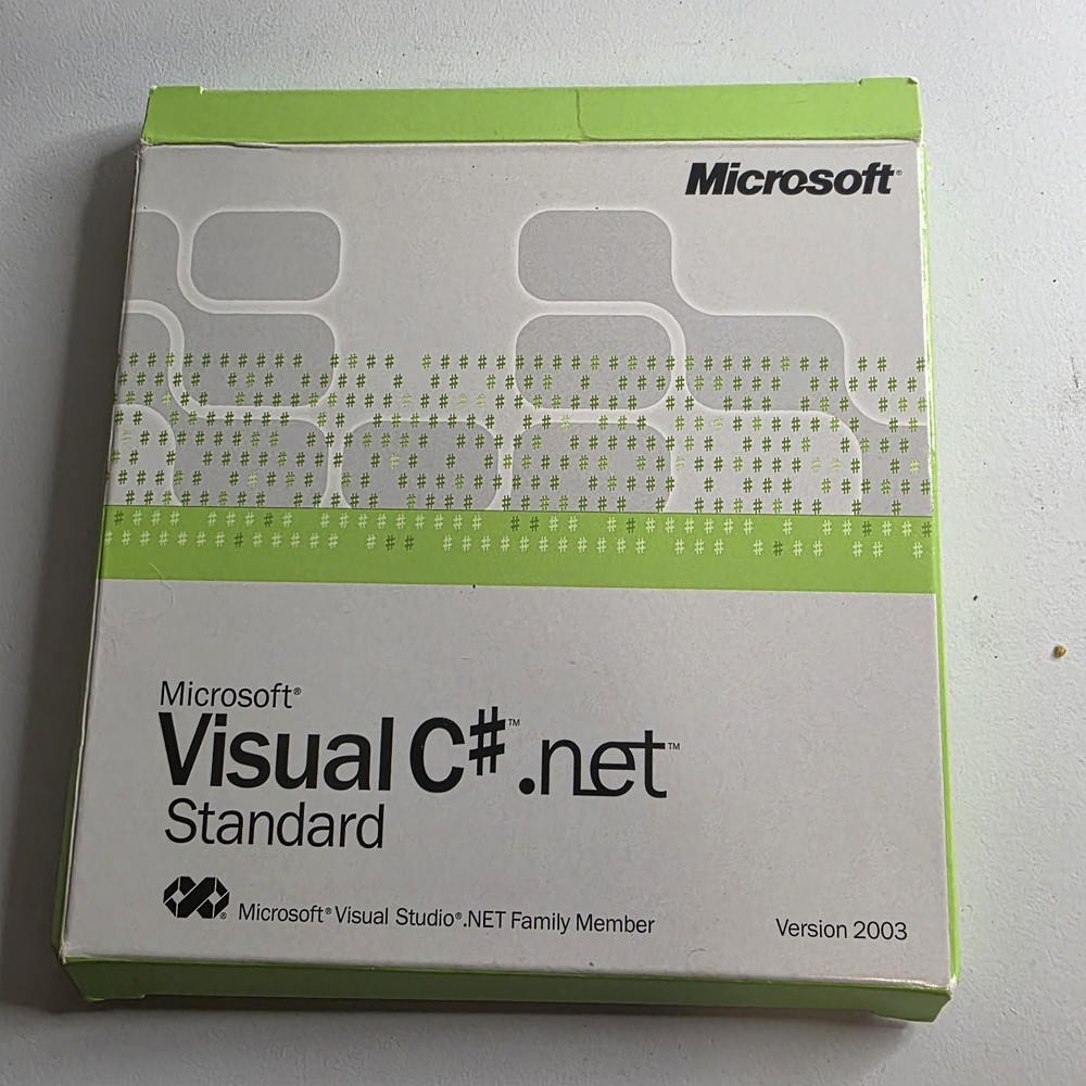 Microsoft Visual C# 2003 Standard – Windows – X09-11919