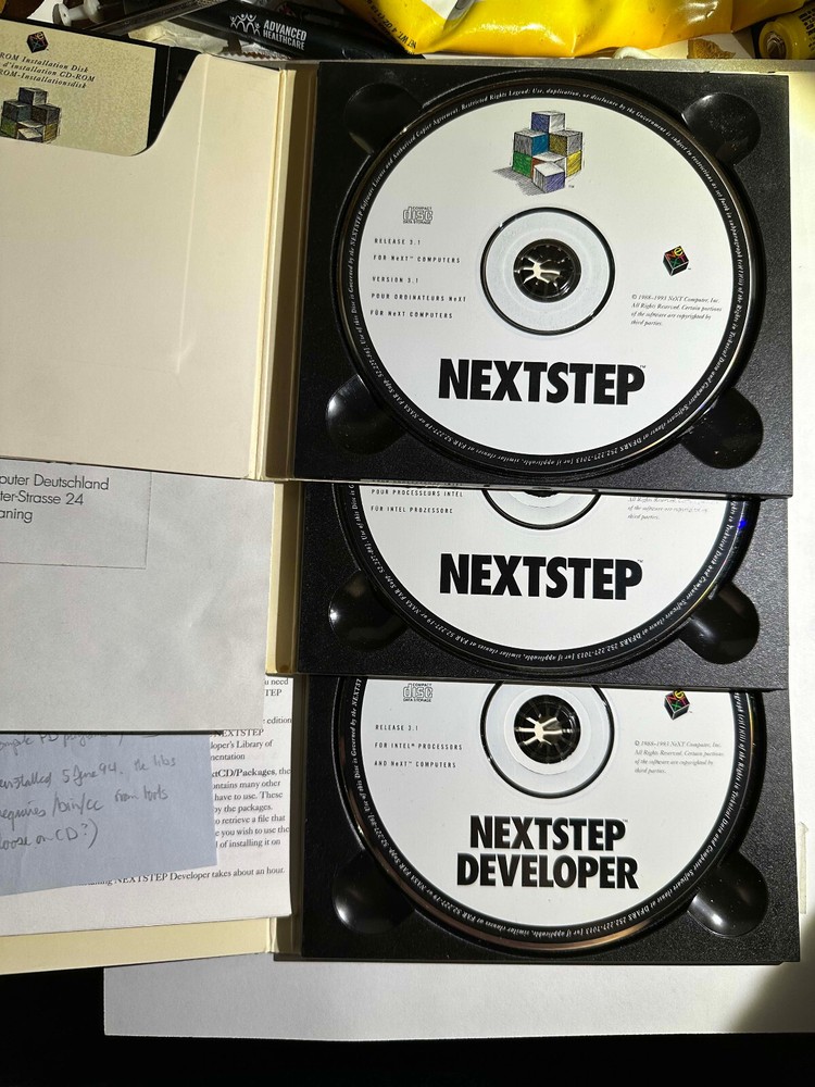 NeXTSTEP 3.1 User 68K Intel Operating System , NeXTSTEP 3.1 Fat Developer 3CDs