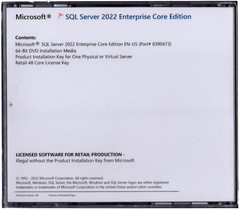 Microsoft SQL Server 2022 Enterprise with 48 Core License, unlimited User CALs