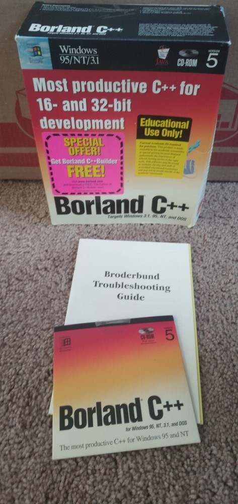 Borland C++ Ver. 5 for Windows 95